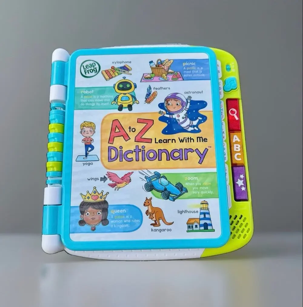 LeapFrog A to Z Learn With Me Dictionary Interactive Toy Tested Working